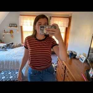 Light t shirt for warmer days.